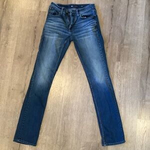 BKE Jake Straight mens blue jeans, size 30x36